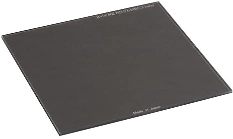 B+W 4 X 4 Neutral Density (ND) 0.6-4X Multi-Resistant Coating Nano (802M) Camera Lens Filter Truer Neutrality Camera Lens Square Filter, Gray, full-size (66-1089121)