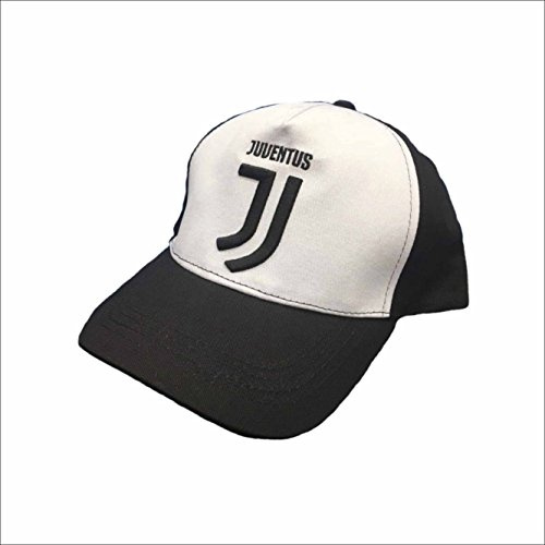 Juventus Cappello Visiera Juve Logo Ufficiale 2017/2018 Taglia Adulto, Bianco, L
