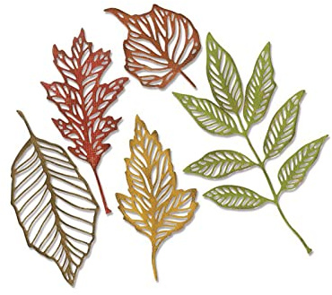 Sizzix Thinlits Stanzschablone Funky Foliage