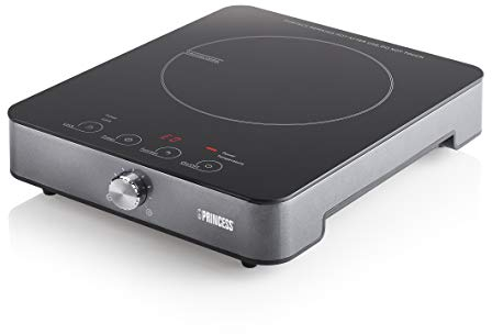 Princess 303010 Placa de inducción, pantalla LED, 1800 W, negra
