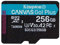 Kingston Canvas Go! Plus microSD Speicherkarte Klasse 10, UHS-I 256GB microSDXC 170R A2 U3 V30 Einzelpack ohne Adapter