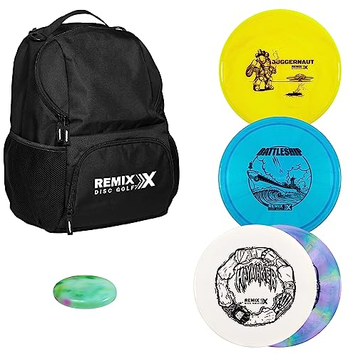 Remix Disc Golf Starterrucksack + 4-Disc-Set