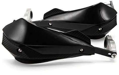 Moto Garde-Main Universel poignée Garde Bouclier Moto Motocross Scooter Coupe-Vent 22mm 25mm 28mm Guidon Garde-Main équipement de Protection (B)