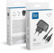 Blue Star 2A Ladegerät für LG K61, K52, K51S, K42, K41S + 1m schwarz Typ-C Datenkabel Netzteil 2000mAh Auf-ladekabel Travel Charger