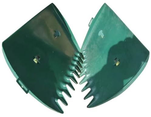 Pesoncarl Lot de 2 collecteurs de feuilles de jardin, 34 x 26 cm, en plastique avec poignées, pelle à feuilles, râteau de jardin réutilisable pour feuilles, déchets de jardin