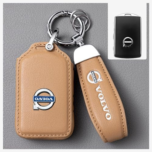 BAUFAS Bilnyckelfodral, för Volvo XC40 XC60 XC90 S90 S60 V60 V90 2019-2023 fjärrkontroll skiftnyckelfodral, C