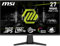 MSI MAG 275QF Monitor Gaming 27 WQHD - IPS (2560 x 1440) WQHD, 180Hz / 0.5ms, Adaptive-Sync, Rapid IPS - DP 1.4, HDMI 2.0b