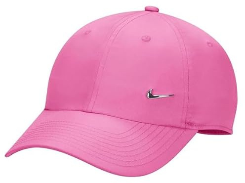 Nike Kinder DriFit Club Unstructured Metal Swoosh Kappe, Magic Flamingo, One Size