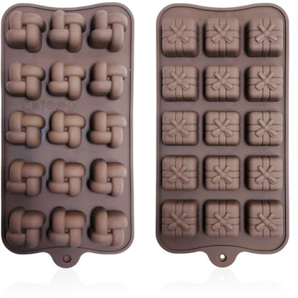 2 Stampi Per Cioccolato, Stampi In Silicone Per Dessert, Stampi 3D, Utensili Da Cucina, Gelatina, Dessert Fai Da Te