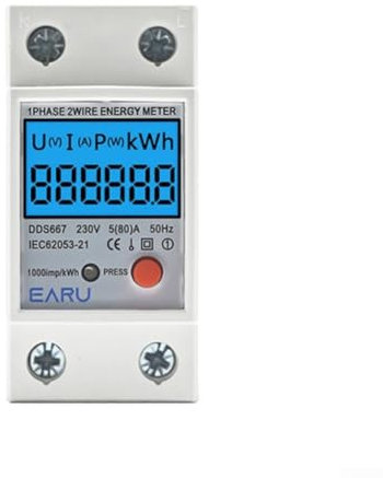 Appareil de mesure d'énergie LCD monophasé innovant avec interface conviviale et fonctions multiples (DDS667 220 V)