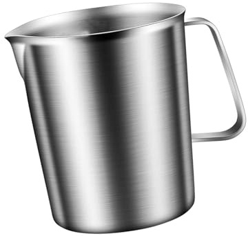 Bilancia da cucina professionale in acciaio inox 304, contenitore di misurazione con marcature ideale per preparare e cucinare misurini resistenti alle alte temperature