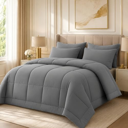 Lazzaro Double Duvet 10.5 Tog For Cold Winter Nights - Thick & Cosy Double Quilt for Summer, Autumn & Winter - Designed in UK, Non-Allergenic & Machine Washable