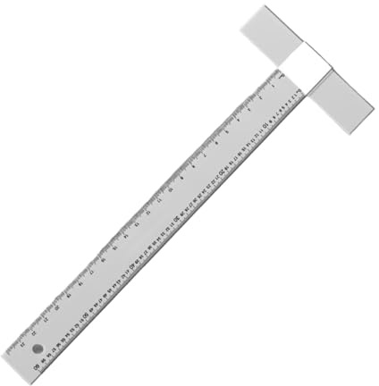 KESOTO T-Lineal, Lineal, 61 cm (24 Zoll), Lineal für Holzarbeiten, Heimwerkerarbeiten, Basteln, Zeichnen