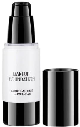 White Makeup Foundation - Press Pump, Liquid Base - 30ml Cream For Cosplay | Smooth, Body Paints | 30ml Bottle Pure White Base Cosmetic - Full Coverage Stage Performance Paint For Halloween, Carnival