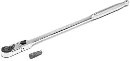 GEARWRENCH 1/4 Drive 72 Tooth Quick Release Locking Flex Slim Head Ratchet, 12 - 81030
