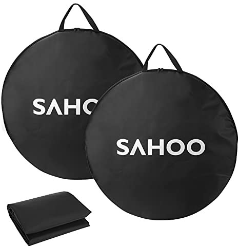 Lixada - 2 bolsas para bicicleta - Funda para el transporte de bicicletas - Bolsas porta rodillos individuales para rueda de 69 cm/27,2 pulgadas - Mountain Bike de carretera MTB