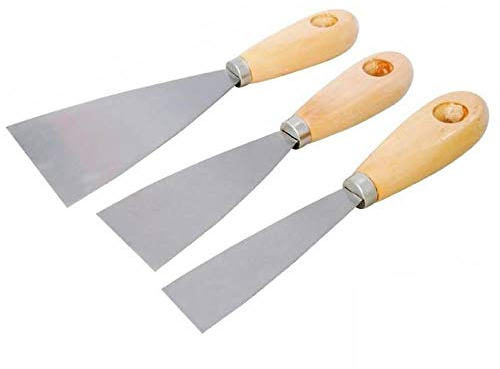 3pc Decorators Filling Knife Wallpaper Paint Scraper Remover Set Kit Decorating