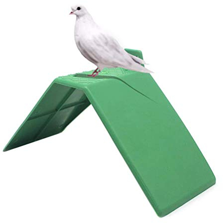 Usmato 10 Stück Taube Rest Ständer Halter, Taubenauflage, Rahmen für Grill, Taubenständer Set Haus Taube Sitzstangen Roost Vogel Liefert Zubehör
