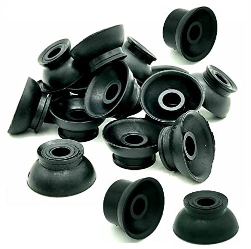 TERF® M8 x 28mm Black Flexible PVC Roofing Sealing Washer Corrugated Sheet Sela Washer M8 x 28mm For Weatherproof Sealing Protecting - Pack of 20