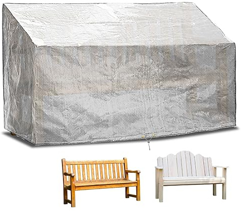 Richie Gartenstuhl-Abdeckung, Outdoor-Terrassenstuhl, wasserdichte Abdeckung zur Aufbewahrung, Garten-Stapelstuhl-Abdeckung, 193x66x63/89cm, UV-Schutz, jedes Polyethylen