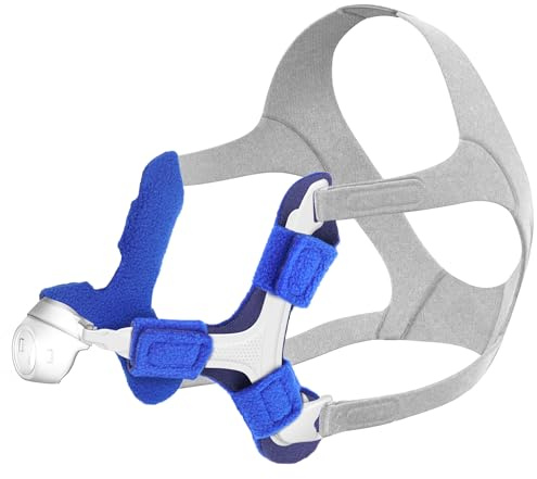 Ersatz-Kopfband & Rahmenmontage für Airfit N20 mit 4 Clips, längere Haltbarkeit und verbesserter Komfort, Hochwertiges CPAP-Zubehör von BlessEase
