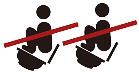 SHOWERORO Fogli Adesivi Per Sedile Del Wc Adesivi Per Wc Bagno Complementi Per Bagno E Lavanderia