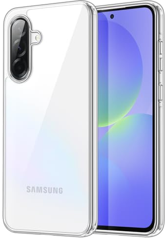 JETech Cover per Samsung Galaxy A36, Anti-Ingiallimento, Trasparente | Protezione Antiurto, Retro in PC Rigido Antigraffio, Custodia Bumper TPU Trasparente Resistente