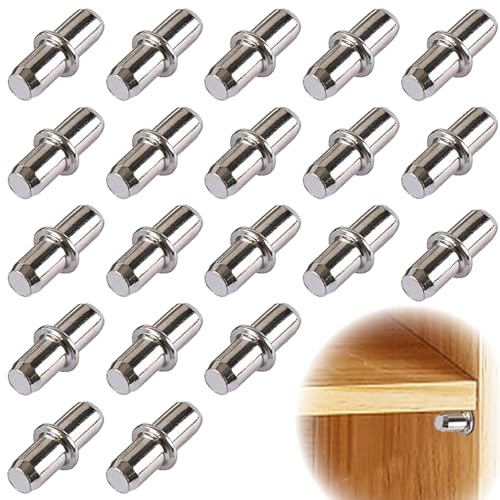 20 Stück Regalbodenträger 5mm, Einlegeboden Halter, Regalbodenhalter, Regalbrett Halterung, Fachbodenträger, Für Möbel, Schränke, Schränke, Bücherregale, Regale