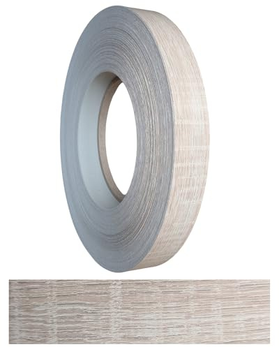 Gedotec Kantenumleimer 40 mm | 100 m Rolle | Sonoma Eiche | Umleimer zum Aufbügeln | mit integriertem Schmelzkleber | Kantenband für Möbel | Melaminleiste | Holzfurnier | Möbelkanten-Band