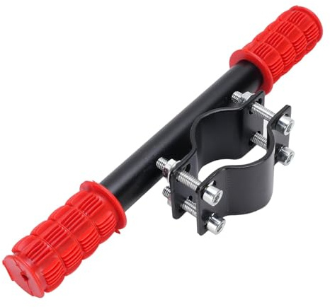 CHICIRIS Fahrradlenker, Rutschfester Gummigriff, Ergonomisches Design für M365Pro Pro2 1s Elektroroller, Verbesserter Komfort, Sichere Fixierung, Ersatzteile Beim Fahren (Rot)