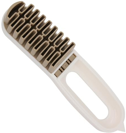 Cepillo para Zapatos de Gamuza 2 en 1 para el hogar, Herramientas de Limpieza de Zapatos de Goma, Suministros fáciles de Colgar, Cepillo Suave para Zapatos de Limpieza Integral para Limpiador