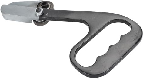 HUSHUI Coupe-métal à Traction Manuelle, Cisaille de Coupe Manuelle de Plaque de Tôle Portable avec Roue en Acier CrMoV Haute Résistance pour Fer de 0,65 Mm, Plastique de 1,00 Mm,