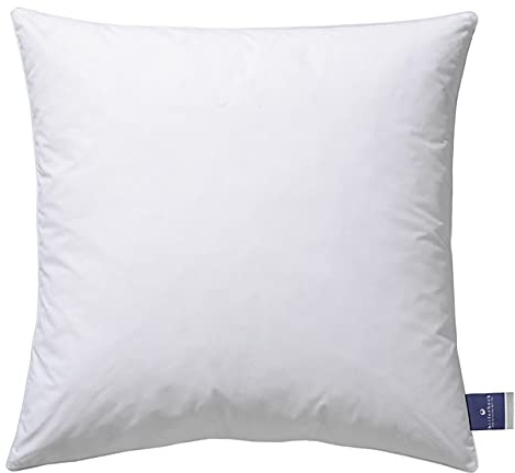 Billerbeck Daunen-Kissen | Picco | 80 x 80 cm | mittlere Stützkraft | für Hausstauballergiker geeignet | waschbar bis 60° C