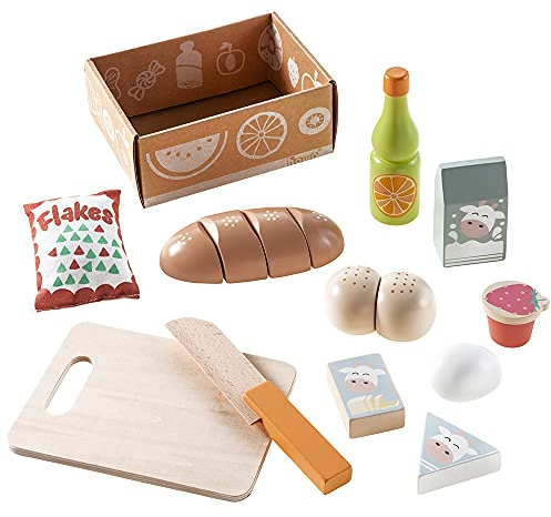 howa Spiellebensmittel Zubehör Kaufladen Kinderküche Frühstücksset 12 TLG. 4893