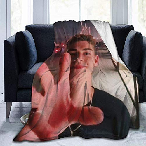 YINGD Hero Fiennes Couverture Tiffin imprimée numériquement ultra douce en micro polaire légère pour lit ou canapé