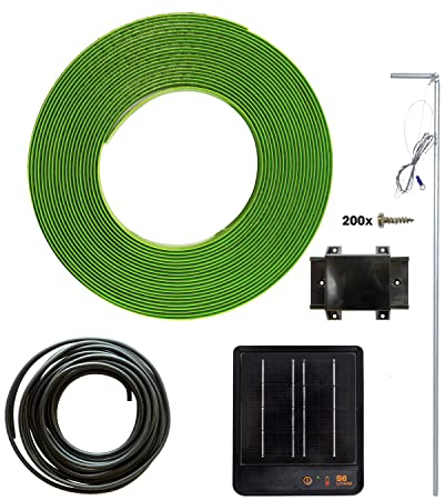 Gallagher Juego completo de valla de caracol S6 (solar) – 20 m