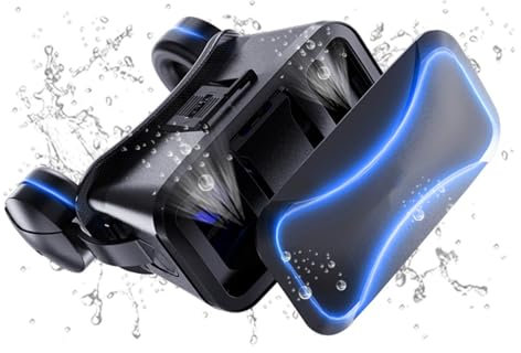 mingchengheng Gafas VR para niños, Auriculares VR con Control Remoto,Gafas VR Color Vision para niños - Gafas de Realidad Virtual para niños y Adultos para Juegos y vídeos