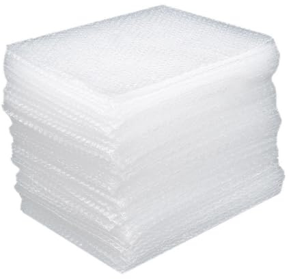 RQSMYLR 100 Pezzi Pluriball, Busta Protettiva in plastica Busta Bianca in Schiuma a Bolle Sacchetti di imballaggio PE Trasparente Borsa a Bolle Borsa Antiurto Imbottitura a Doppio Film