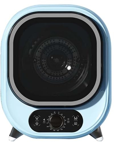 Secadora de ropa portátil de condensación pequeña con capacidad de 5 kg, secadora compacta de centrifugado pequeño, secado con ventilación, carga de 0,8 kg, eficiencia energética, ideal para espacios