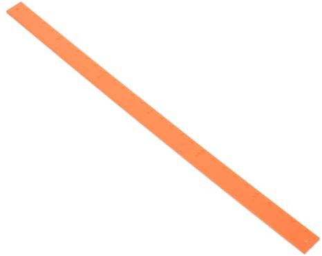 Regla Braille para Aprender, Naranja, Pp, Medición Precisa | Material de Aprendizaje Táctil, Herramientas de Aprendizaje a Ciegas, Decoracion Colegio