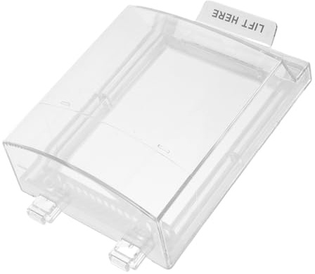 SHINEOFI Manual Call Point Protector Cover – Solid Protective Shield for Fire Alarm Buttons, Easy Installation Safety Cover for Schools, Offices, and Public Buildings