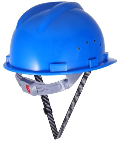 SHINEOFI Casco Di Sicurezza Per Uomo Casco Di Sicurezza Berretto Antiurto In Hdpe Blu