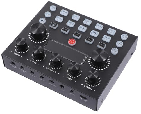 Toddmomy Accesorio para Tarjeta De Sonido Tarjeta De Sonido Externa Iluminación De Calentamiento para DJ