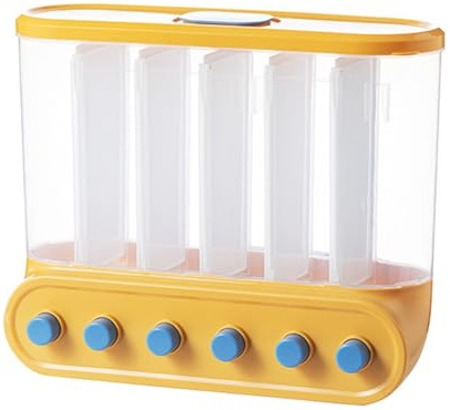 Guaber Multi-function Separate Grain Storage Container Rice Dispenser Container Wall-Mounted Kitchen Classified Food Food Containers With Lids