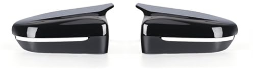 Rückspiegelkappe Seitliche Rückspiegelabdeckung Für 3 4 5 7 8er G20 G21 G28 G11 G12 G14 G15 G16 G30 G31 G38 G22 Auto Spiegelkappen(Glossy Black)
