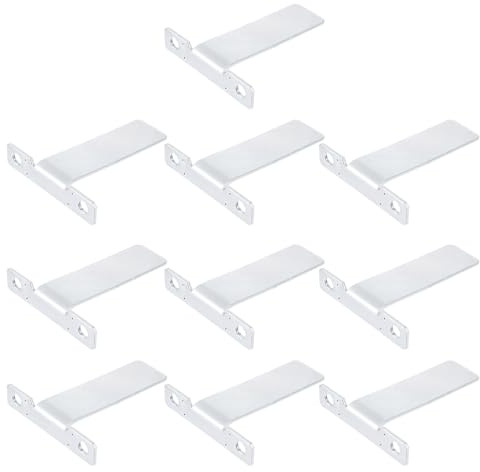 SEWACC Portafotos Metálicos 10 Soportes de Aleación de Aluminio Función de Soporte Resistente para Marcos de Fotos Cuadrados para Oficina y Hogar