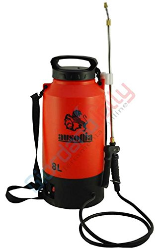 AUSONIA Pompa A Spalla Elettrica A Batteria 8 Lt