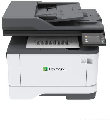 Lexmark MB3442i 3-in-1 Monolaser-Multifunktionsgerät (Drucker, Kopierer, Scanner, WLAN, Netwerkanschluß, bis zu 40 S. Min, autom. beidseitiger Druck, 7,2 cm-Touchscreen) weiß, grau