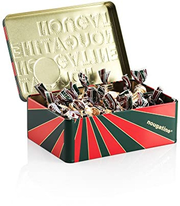 Venchi - Chocolats Nougatine en Boîte Métallique, 200 g - Idée cadeau - Sans gluten - Vegan