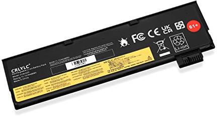 CRLYLC 48Wh 61+ 01AV425 Laptop Battery for ThinkPad A475 A485 TP25 P51S P52S T470 T480 T570 T580 Series 01AV425 4X50M0881 01AV491 SB10K97582/583 01AV426 L18M6P71 SB10K97661 02DL023 Battery
